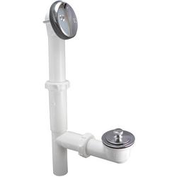 Plastic Lift & Turn Drain in Polished Chrome