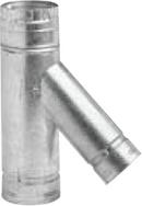 Metal Fab Gas Vent Swivel Wye 