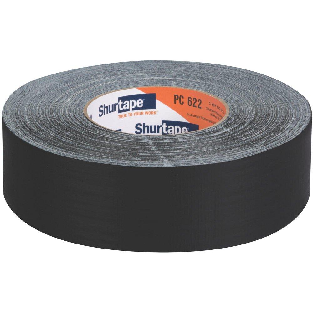 Shurtape Black 2 in. x 60 yd. Pc622 Premium Grade Duct Tape 