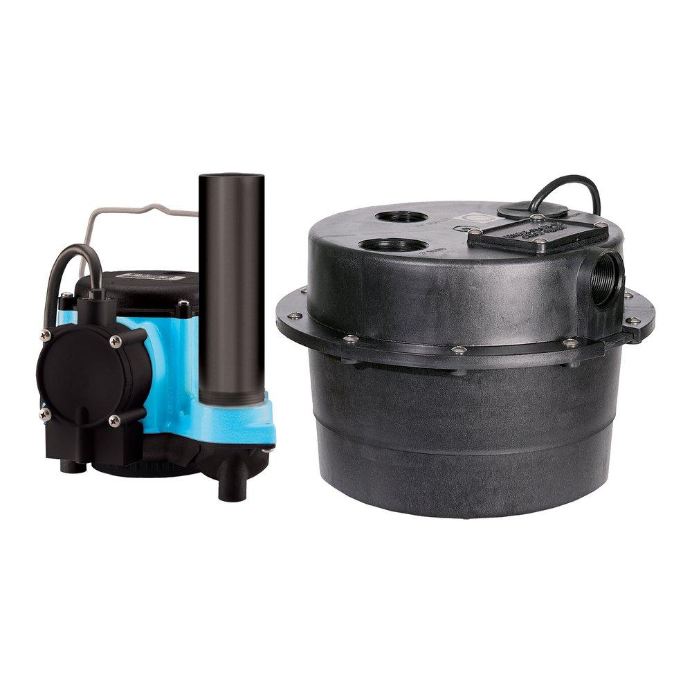 Little Giant Cast Iron Sump Pump with 3.5 Gal Tank 