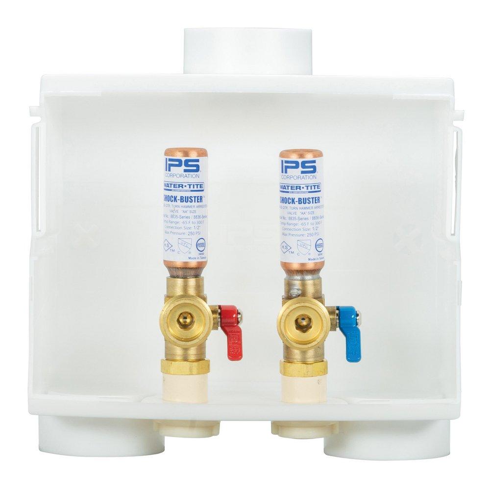 IPS Corporation 8-3/8 in x 6-1/8 in x 3-3/4 in Washing Machine Supply Box 