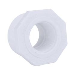 1-1/4 x 3/4 in. PVC Schedule 40 Male x Female Threaded Bushing