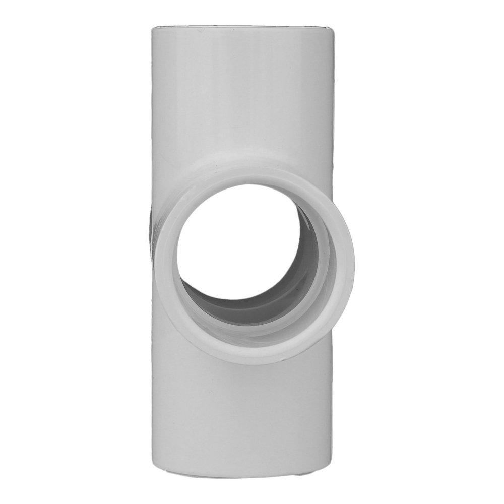 White PVC Schedule 40 Cross Tee 