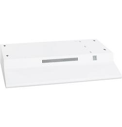 30 in. Under Cabinet Range Hood in White on White