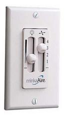 Minka Aire White Side by Side Single Fan Control 