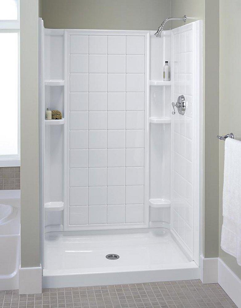 Sterling Biscuit 60 x 72-1/2 in. Shower Wall 