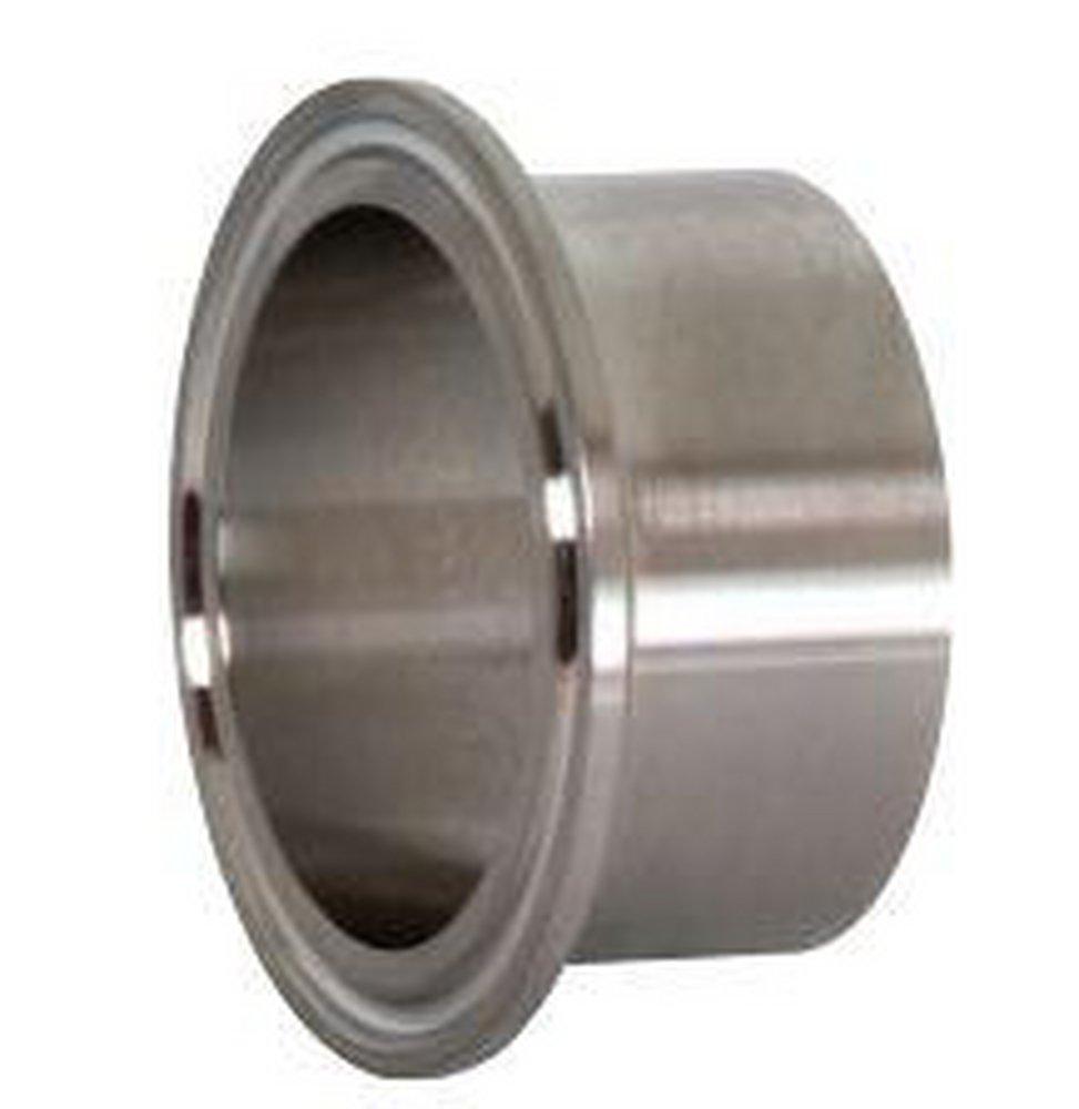 Dixon Valve & Coupling Butt Weld x OD Tube 304L Stainless Steel Long Ferrule 