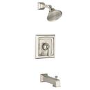 Single Handle Single Function Bathtub & Shower Faucet in Brushed Nickel (Trim Only)