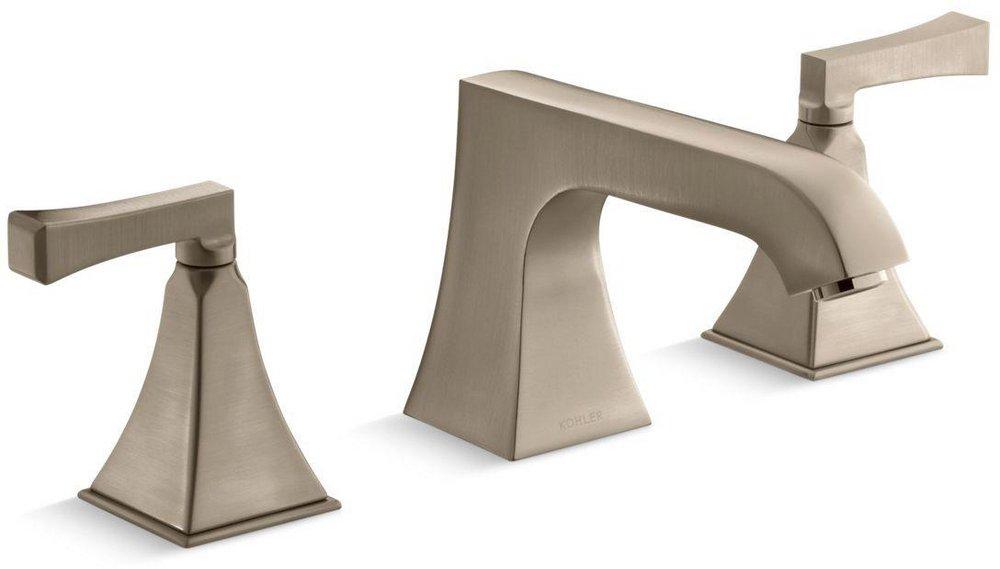 KOHLER Vibrant&reg; Brushed Bronze Two Handle Roman Tub Faucet Trim Only 
