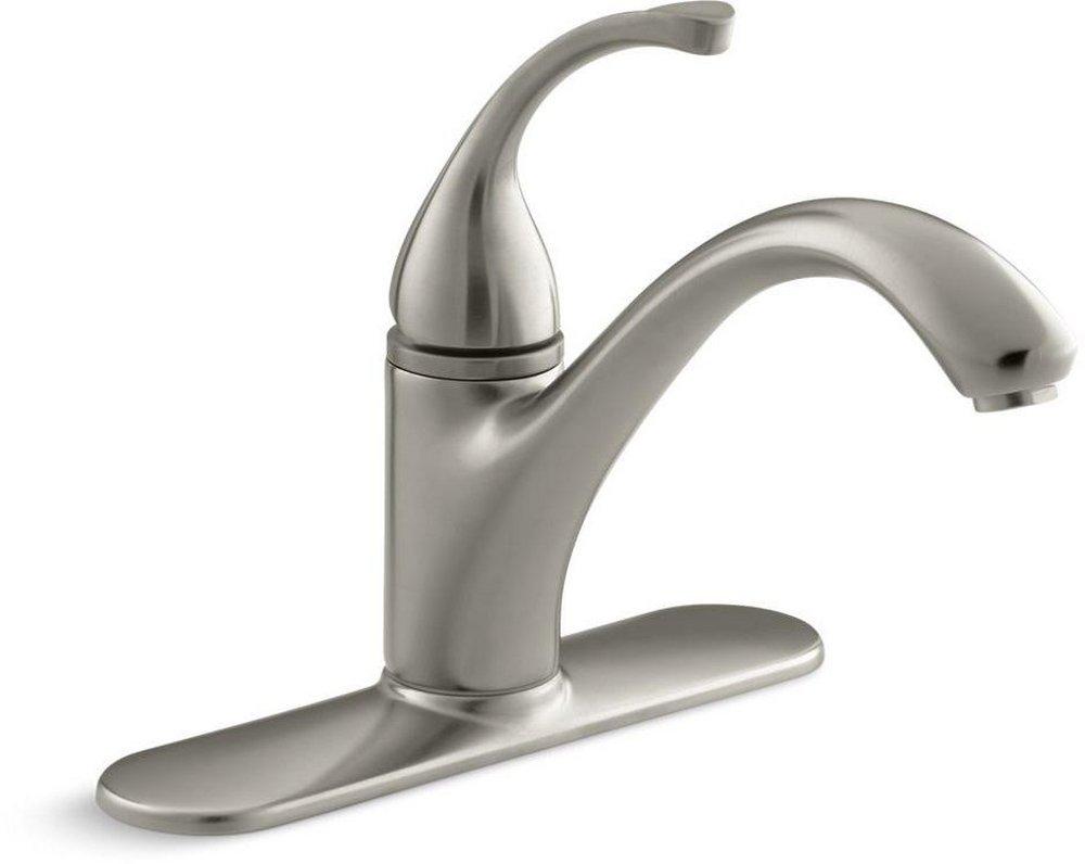 KOHLER Vibrant&reg; Brushed Nickel Single Handle Kitchen Faucet 