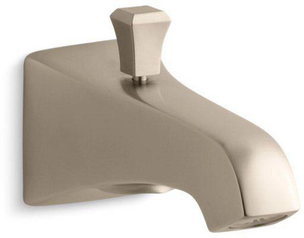 KOHLER Vibrant&reg; Brushed Bronze Diverter Tub Spout 