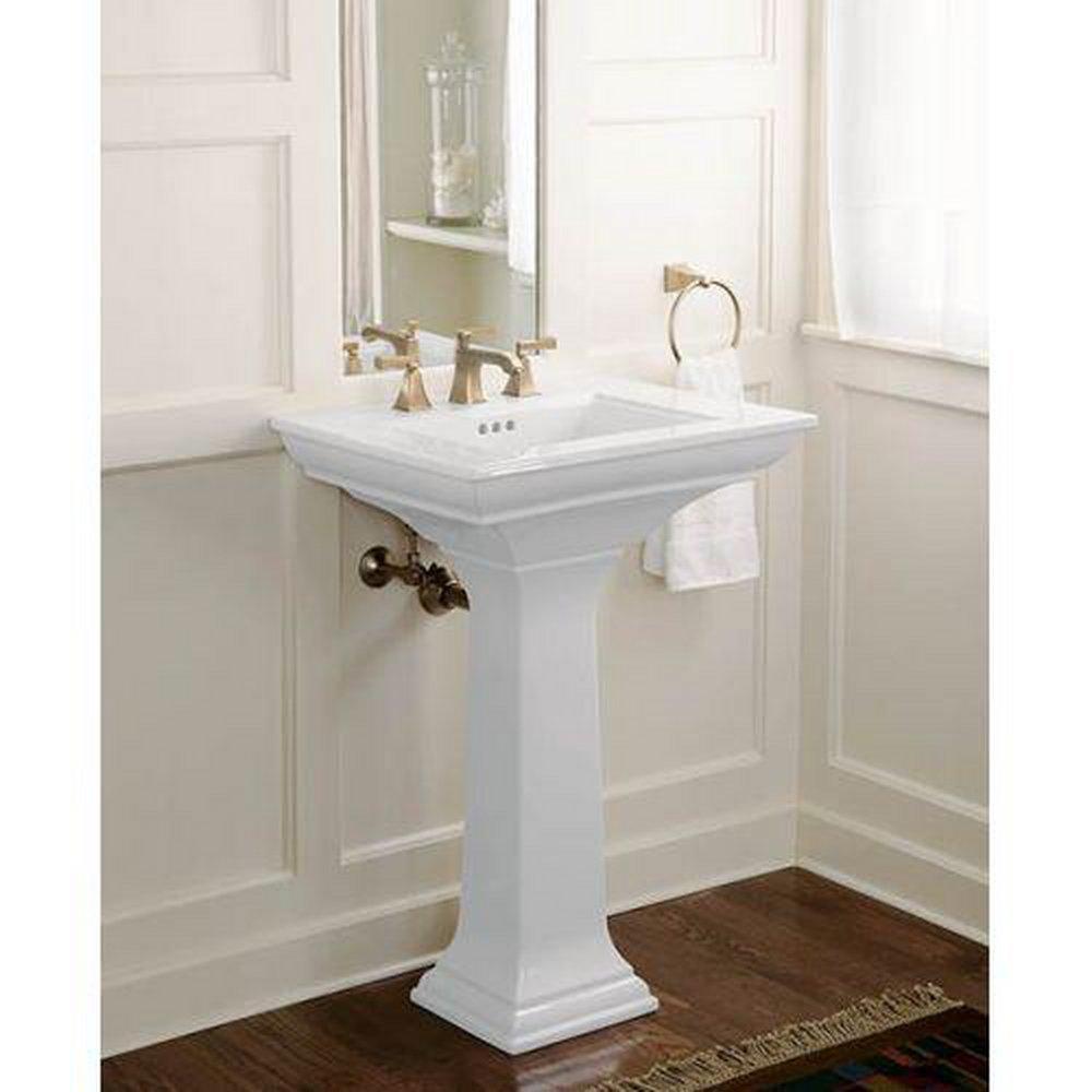 KOHLER Polished Chrome Two Handle Widespread Bathroom Sink Faucet 