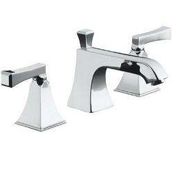 Two Handle Widespread Bathroom Sink Faucet in Polished Chrome