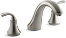 KOHLER Vibrant&reg; Brushed Nickel Two Handle Roman Tub Faucet 