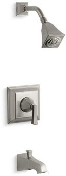 2-Hole Single Lever Handle Pressure Balance Tub and Shower Trim in Vibrant Brushed Nickel