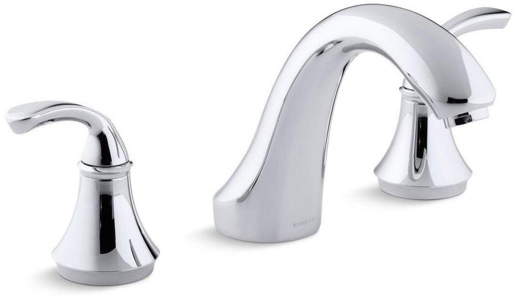 KOHLER Polished Chrome Two Handle Roman Tub Faucet 
