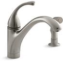 KOHLER Vibrant&reg; Brushed Nickel Single Handle Kitchen Faucet 