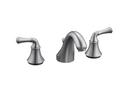 Two Handle Widespread Bathroom Sink Faucet in Brushed Chrome