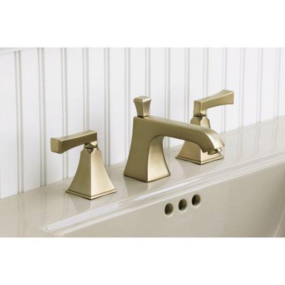 KOHLER Polished Chrome Deckmount Valve Trim with Double Lever Handle 