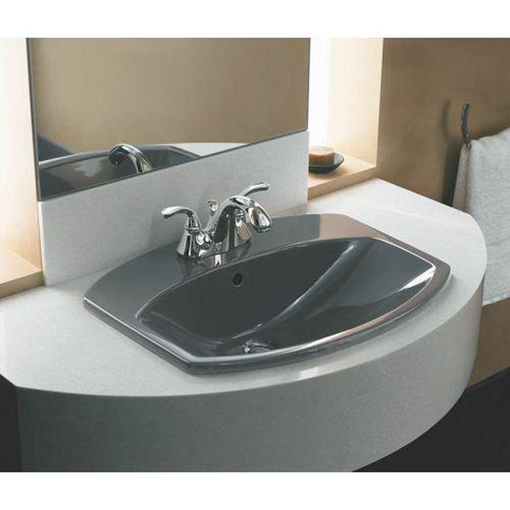 KOHLER Vibrant Brushed Nickel Two Handle Centerset Bathroom Sink Faucet 