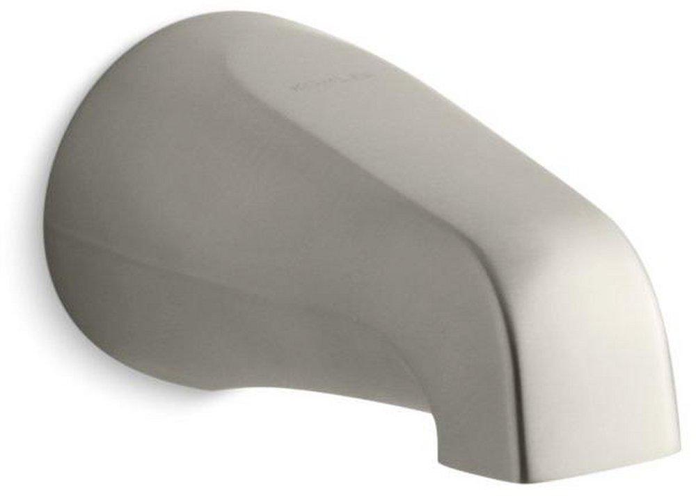 KOHLER Vibrant&reg; Brushed Nickel Wall Mount Non-Diverter Spout 