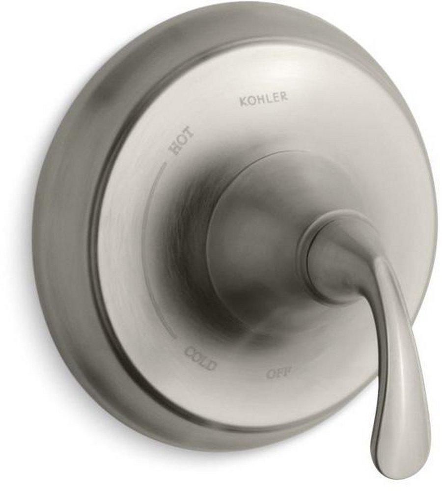 KOHLER Vibrant&reg; Brushed Nickel Single Lever Handle Pressure Balancing Valve Trim 