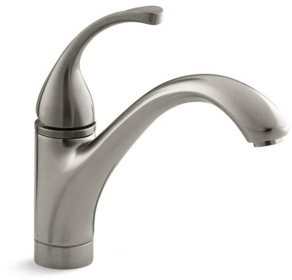 KOHLER Vibrant&reg; Brushed Nickel Single Handle Kitchen Faucet 