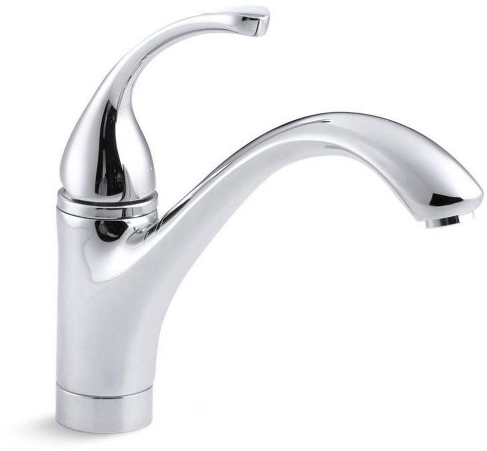 KOHLER Polished Chrome Single Handle Kitchen Faucet 