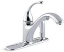 KOHLER Polished Chrome Single Handle Kitchen Faucet 