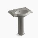 27-1/2 x 20 in. Oval Pedestal Sink and Base in Cashmere