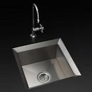 18 x 18 in. No-Hole Undermount Bar Sink in Stainless Steel