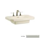 27 x 20 in. Rectangular Pedestal Bathroom Sink in Ice™ Grey