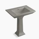 31 x 22 in. Rectangular Pedestal Sink and Base in Cashmere