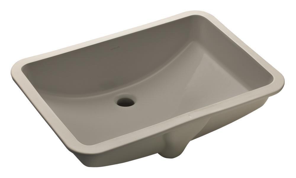 KOHLER Cashmere Undermount Bathroom Sink with Overflow 