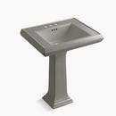 Rectangular Pedestal Sink with Base in Cashmere