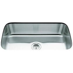 31-1/2 in. Undermount Stainless Steel Single Bowl Kitchen Sink
