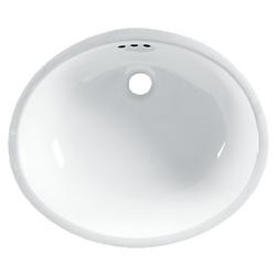 19-1/4 in. Undermount Oval Vitreous China Bathroom Sink in White