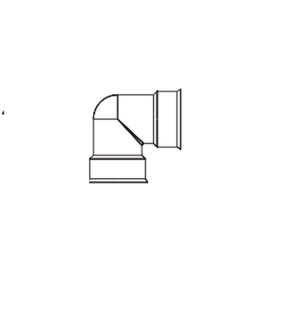 ADS&reg; Bell End HDPE 90 Degree Elbow 