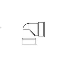 6 in. Bell End HDPE 90 Degree Elbow