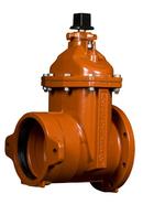 6 in. Flange x Tyton Joint Ductile Iron Open Left Resilient Wedge Gate Valve (Less Accessories)