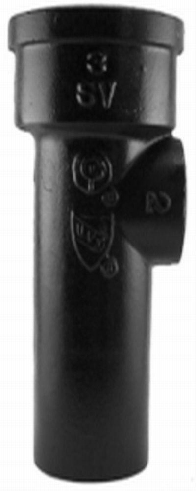 Black Spigot Service Cast Iron IPT Tap on Pipe Reducing Tee 