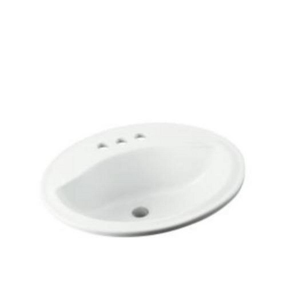 Sterling White Drop-in Basin 