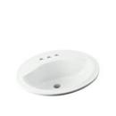 Sterling White Drop-in Basin 