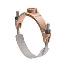 8 x 3/4 in. CC Bronze and Stainless Steel Double Strap Saddle