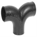 2 in. No Hub 90 Degree Cast Iron Double 1/4 Bend