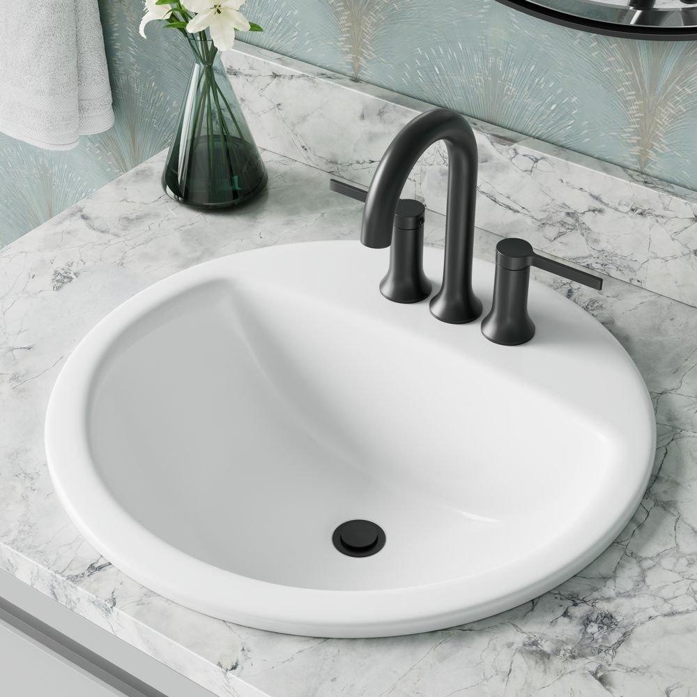 PROFLO&reg; White Drop-in Basin 