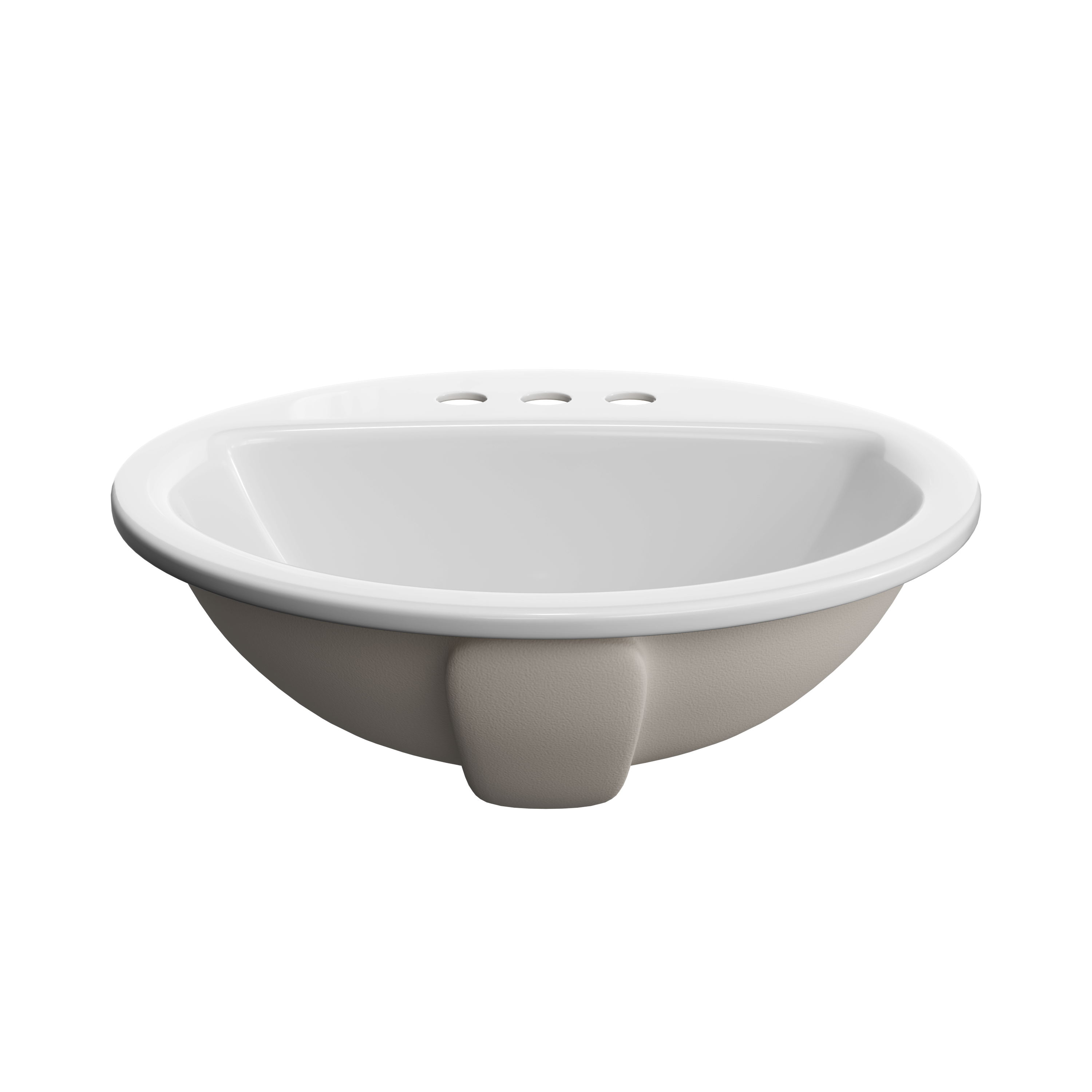 PROFLO&reg; White Drop-in Basin 
