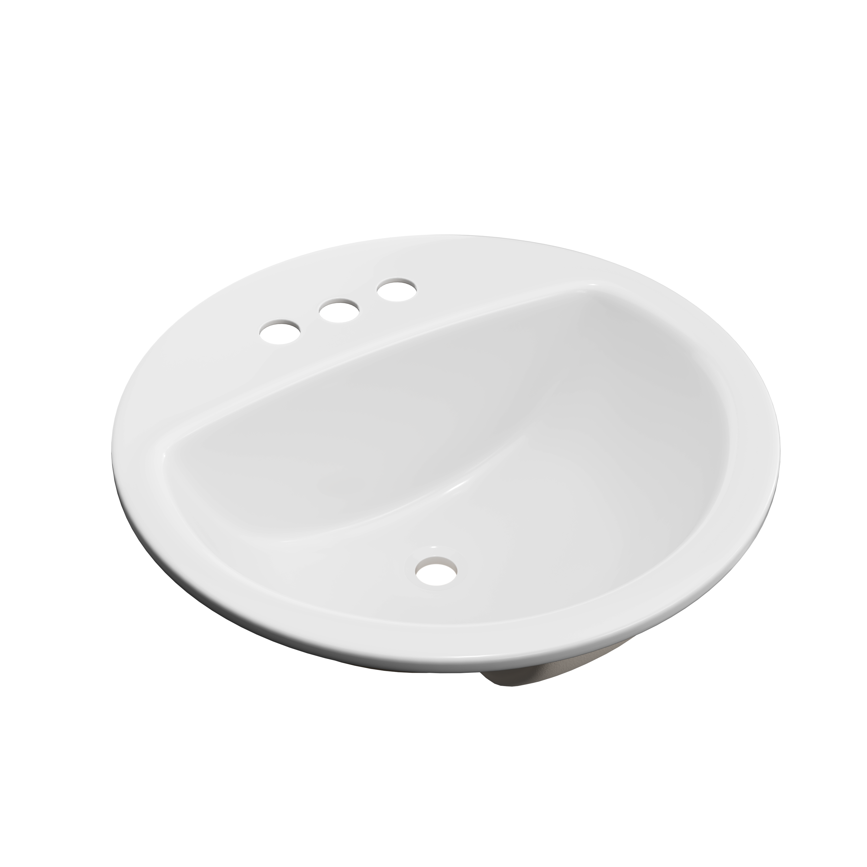 PROFLO&reg; White Drop-in Basin 