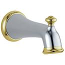 7-5/8 in. Tub Spout with Pull-Up Diverter in Polished Chrome and Brilliance Polished Brass