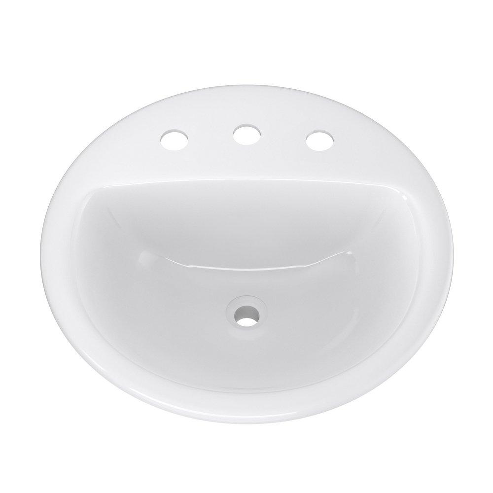 PROFLO&reg; White Drop-in Basin 
